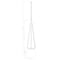 Z-Lite Calhoun Pendant, 1-Light, 13 In.W x 14.75 In.H, Matte black/white opal 7505P13-MB - alternate 3